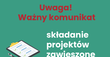 Składanie projektów do Poznańskiego Budżetu Obywatelskiego 2020 zostało czasowo zawieszone