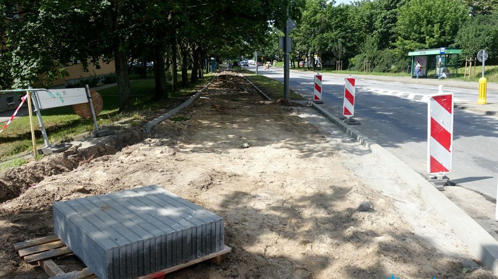 Na ulicy generała Stanisława Maczka wyremontowany będzie chodnik i nawierzchnia jezdni fot. ZDM