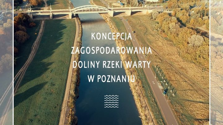 Grafika: zdjęcie Warty z lotu ptaka, na nim białą czcionką tytuł opracowania - grafika artykułu