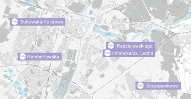Mapa nowych stref roweru miejskiego