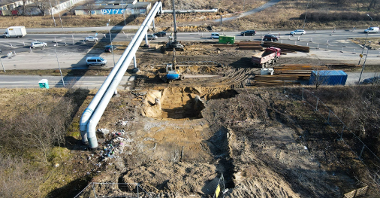 Galeria zdjęć z placu budowy wiaduktu i nowego układu drogowego przy ul. Kurlandzkiej