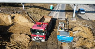 Galeria zdjęć z placu budowy wiaduktu i nowego układu drogowego przy ul. Kurlandzkiej