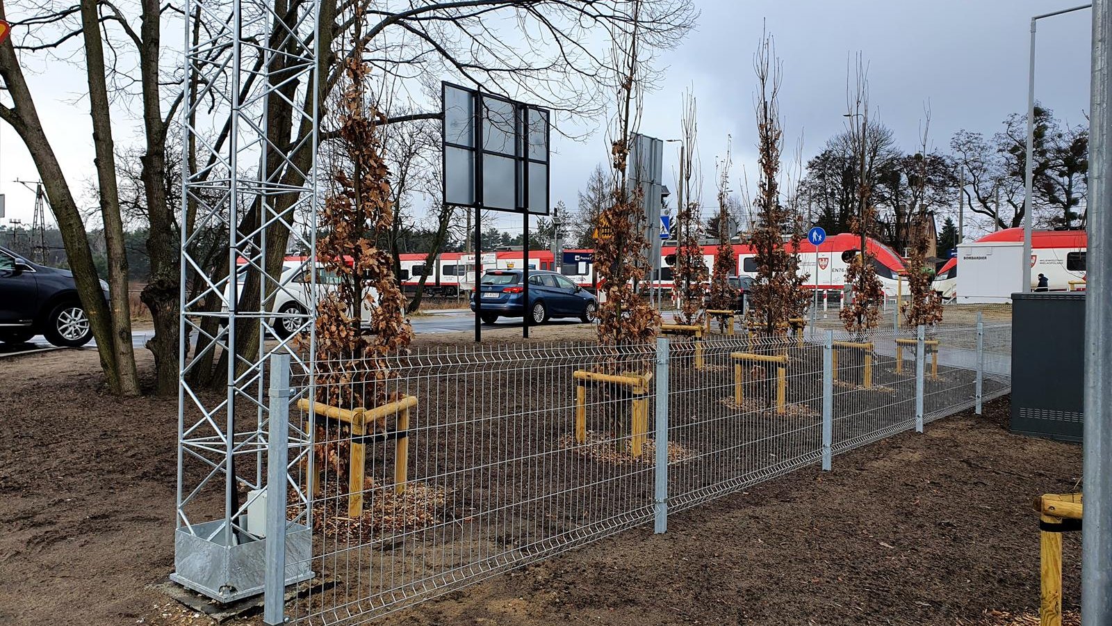 Galeria zdjęć z parkingu P&R Biskupińska