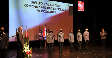 Galeria zdjęć przedstawia poznanskie obchody Święta Policji.