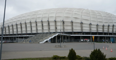 Zdjęcie przedstawia Stadion Miejski.