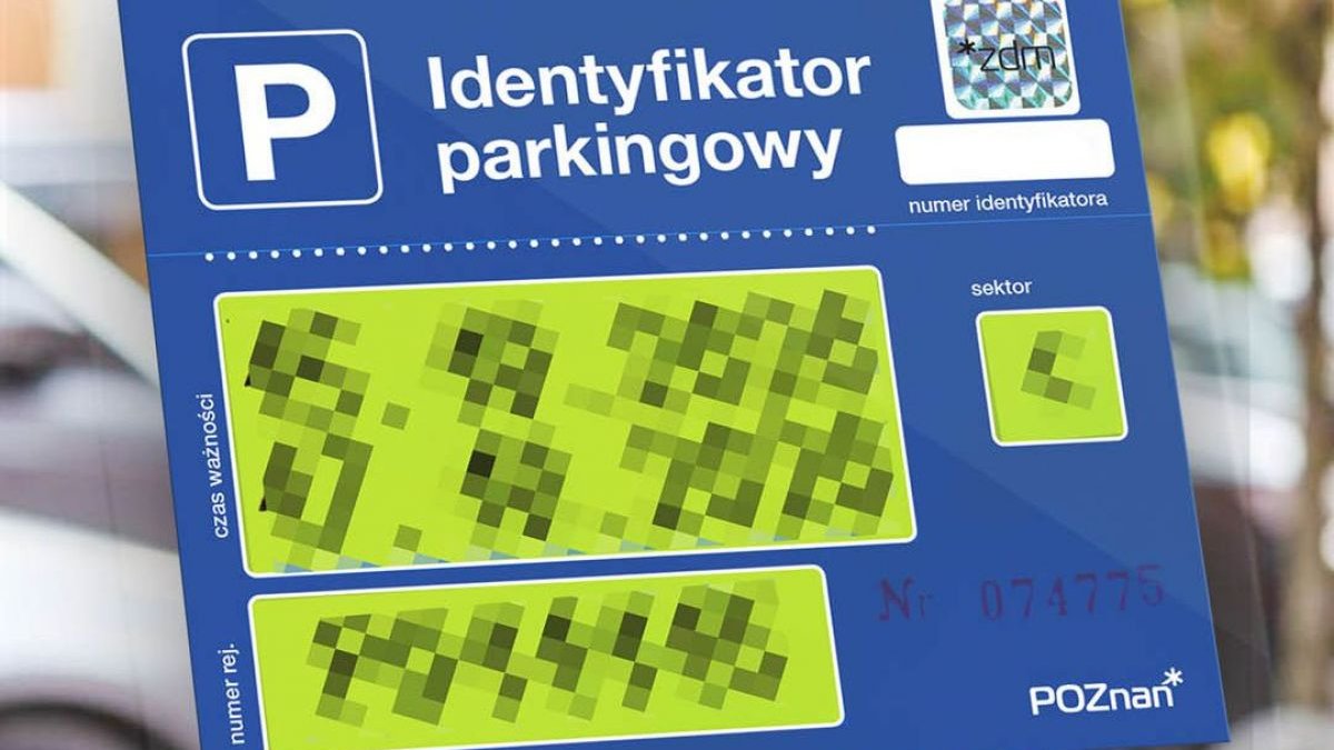 Identyfikator parkingowy - grafika artykułu