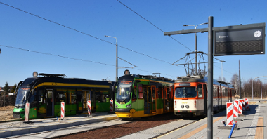 Galeria zdjęć z testów na trasie tramwajowej na Naramowice