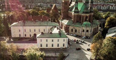 Widok na most Jordana, w tle Katedra Poznańska.
