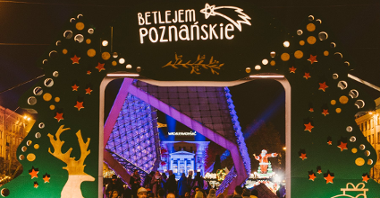 Betlejem Poznańskie na pl. Wolności.