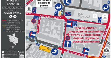Plan organizacji ruchu drogowego w rejonie pl. Wolności i ul. 27 Grudnia