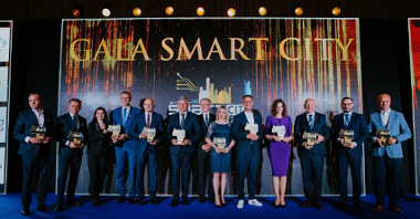 Galeria zdjęć przedstawia galę rozdania nagród "Smart City Awards".