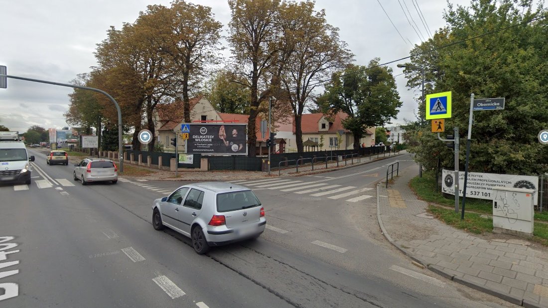 Skrzyżowanie ulic Hulewiczów i Obornickiej