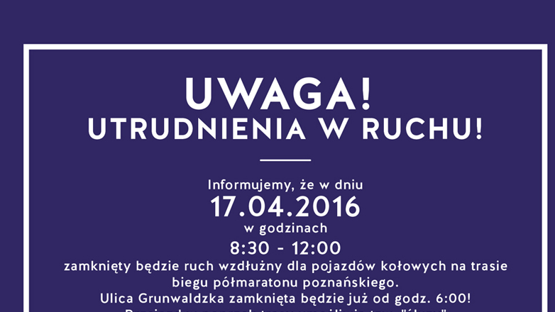 Poznań Półmaraton śluzy