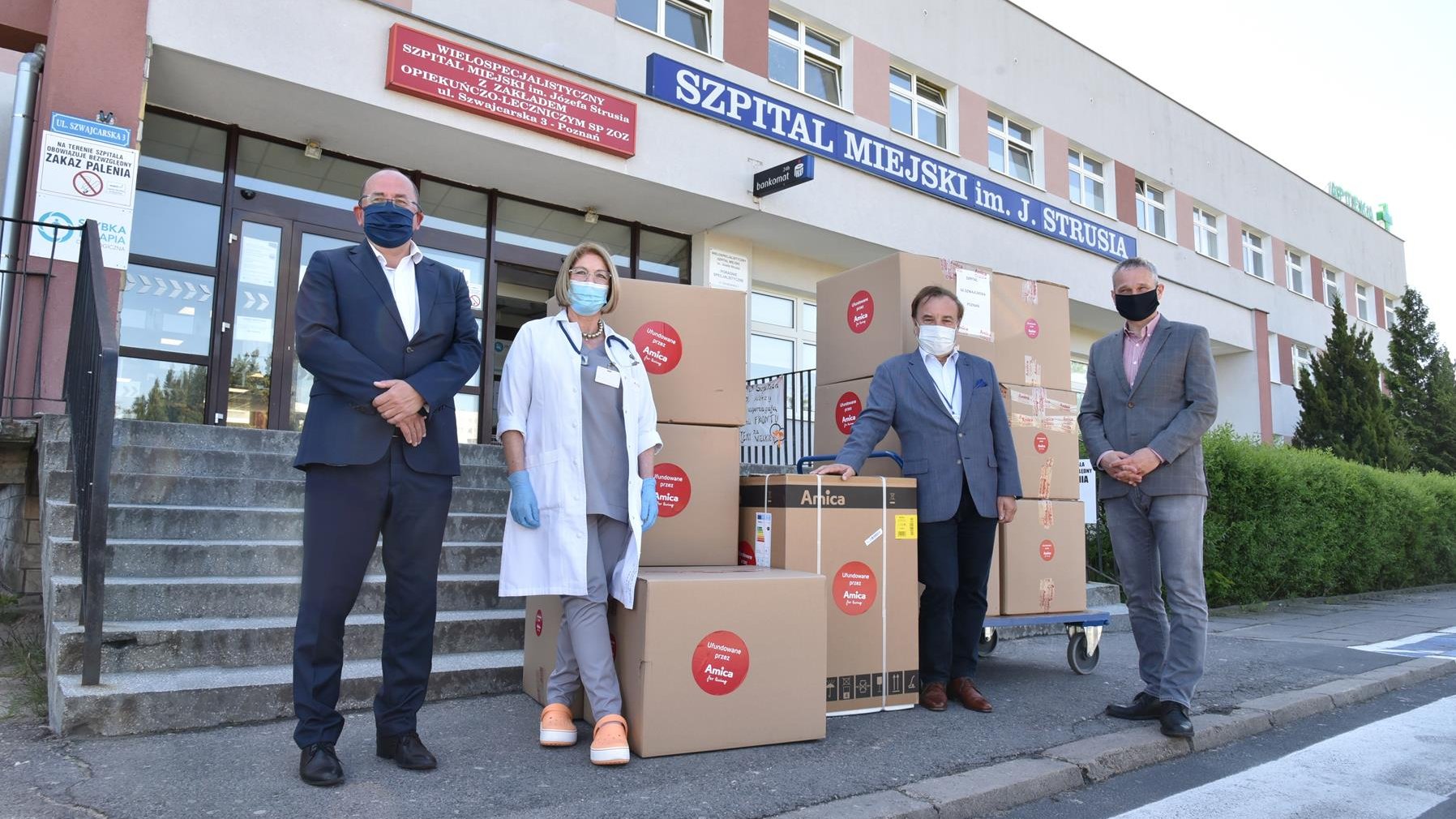 Poznański szpital wspiera nie tylko Amica, ale też setki innych regionalnych firm i osób prywatnych