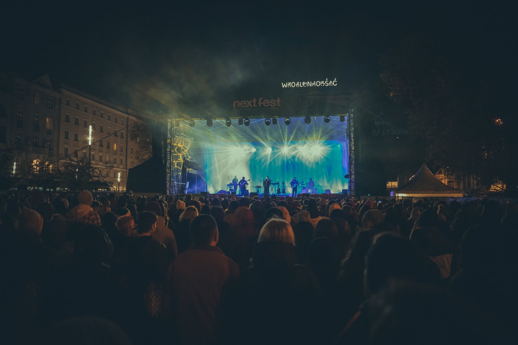 Scena Next Fest na Placu Wolności