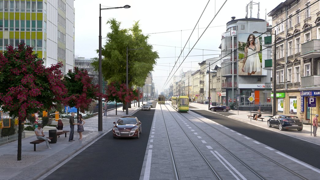 Tak będzie wyglądała ulica Dąbrowskiego po remoncie