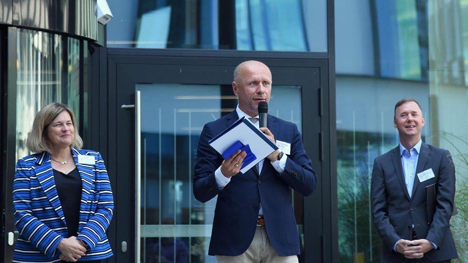The official opening of the Franklin Templeton new office in the Nowy Rynek complex with the participation of Deputy Mayor Bartosz Guss, 2019