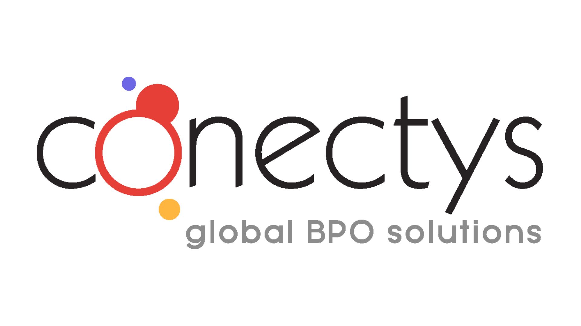 The name of company as a logo