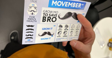 Movember information leaflet
