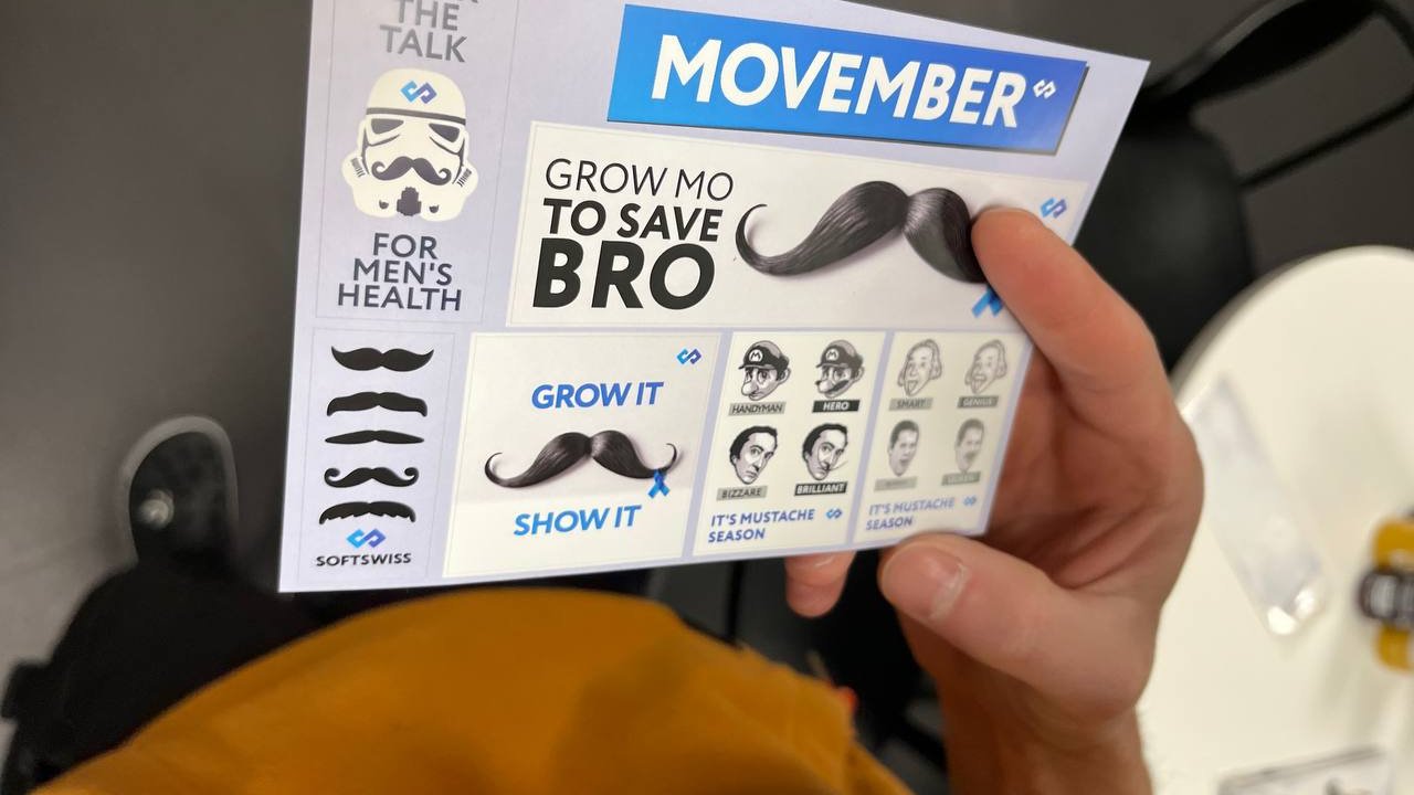 Movember information leaflet