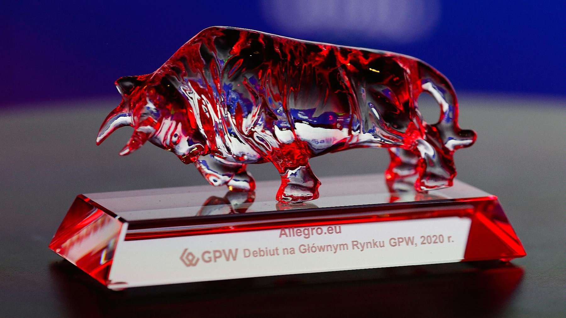 Allegro na GPW - grafika artykułu