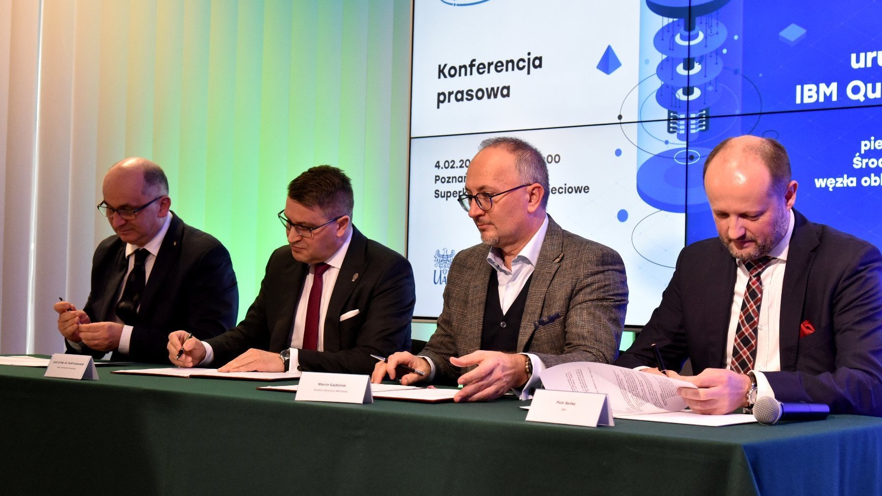 W Poznaniu powstanie pierwszy w Europie Środkowo-Wschodniej hub kwantowy - podpisano umowę