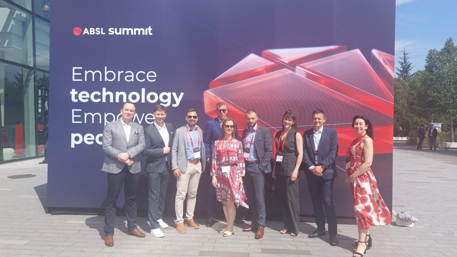 Przedstawiciele Miasta Poznań podczas gali ABSL Poland Summit