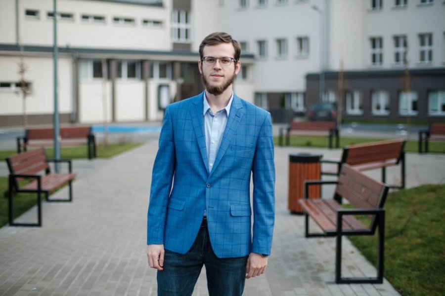 Dr Dawid Rogacz. Fot. Adrian Wykrota