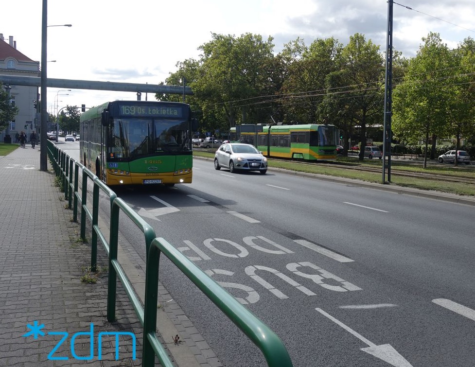 Buspas na części ul. Przybyszewskiego (foto: ZDM) - grafika artykułu