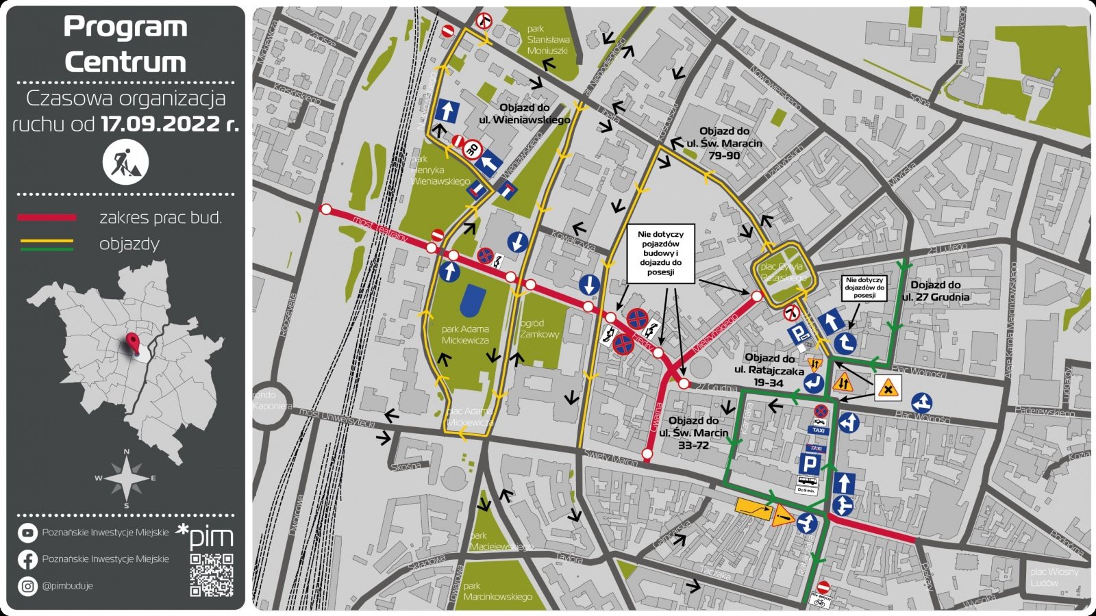 Schemat organizacji ruchu - grafika artykułu