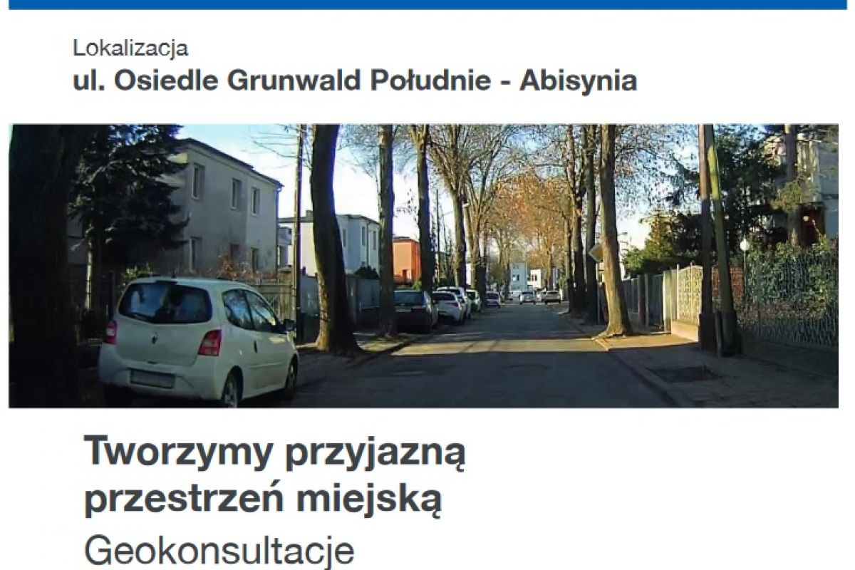 Osiedle Grunwald Południe - konsultacje społeczne nt. zmian organizacji ruchu - grafika artykułu