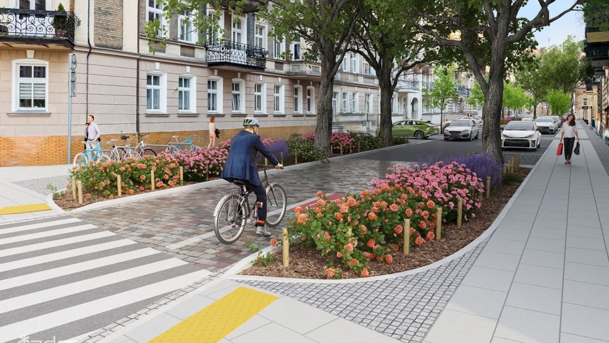 Poglądowa wizualizacja ul. Kilińskiego po przebudowie