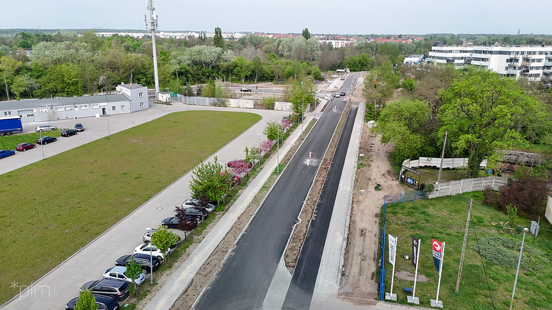 Odnowiona ulica Szczawnicka widziana z lotu ptaka - grafika artykułu