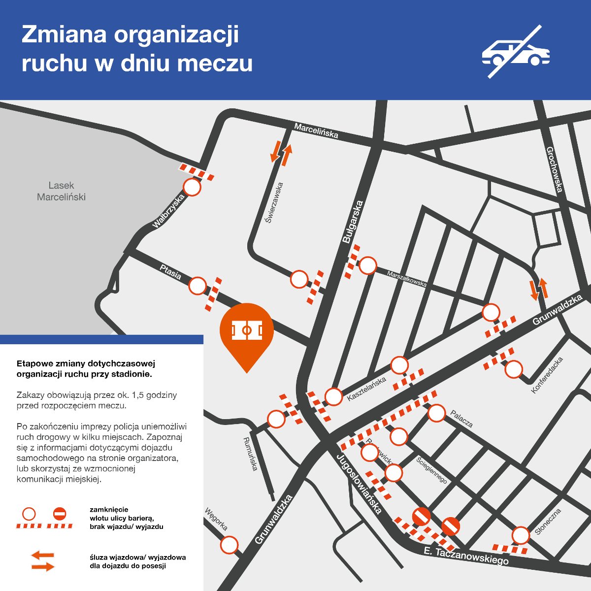 Schemat organizacji ruchu - grafika artykułu