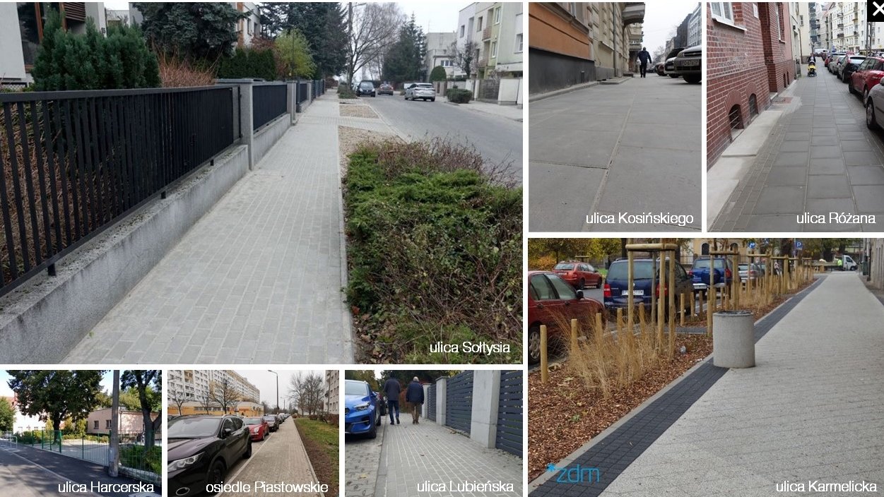 Ponad 12 kilometrów nowych chodników (foto:ZDM) - grafika artykułu