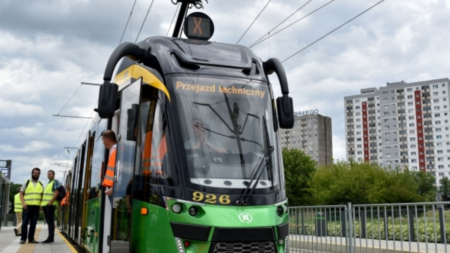 Testy torowiska na ul. Unii Lubelskiej (foto: ZTM)