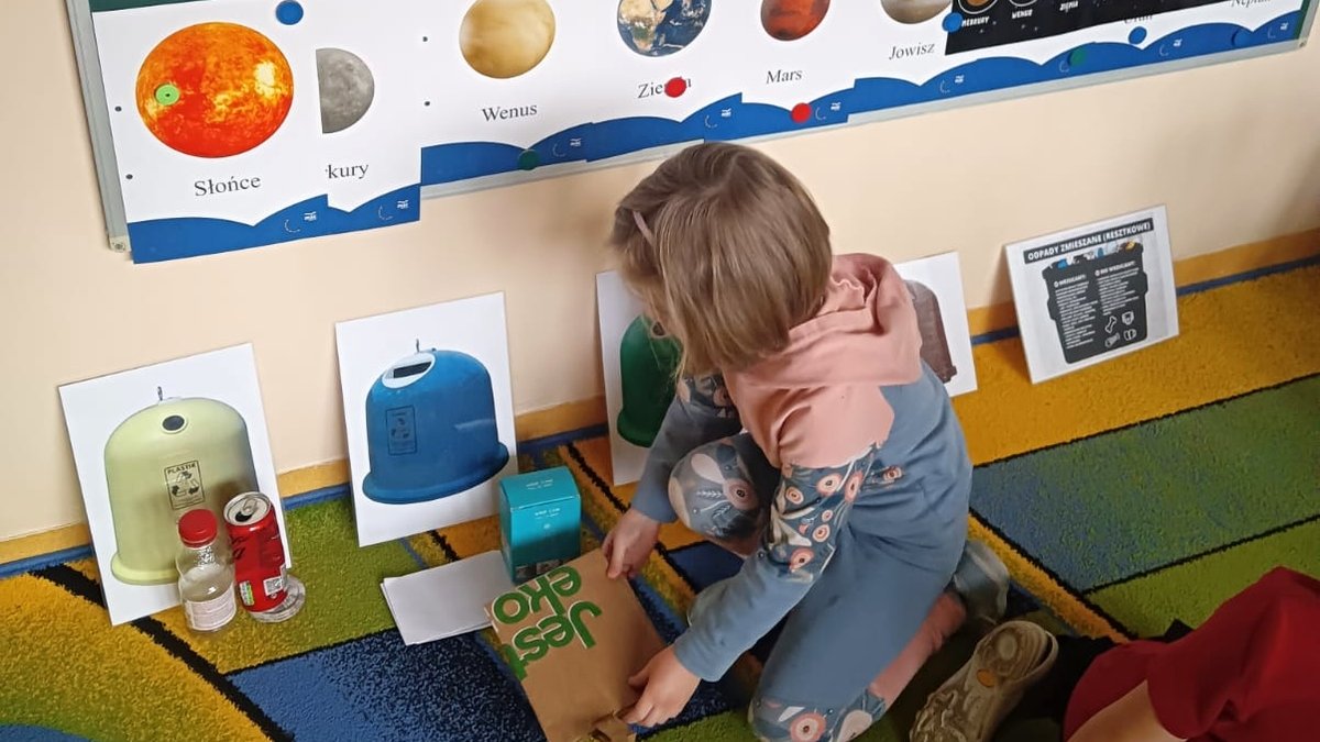 ćwiczenia - segregacja odpadów