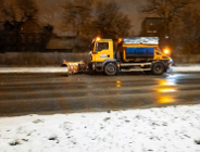 Zimowe działania na drogach