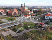 Zwężenie pasa jezdni ul. Wyszyńskiego przy ul. Wieżowej