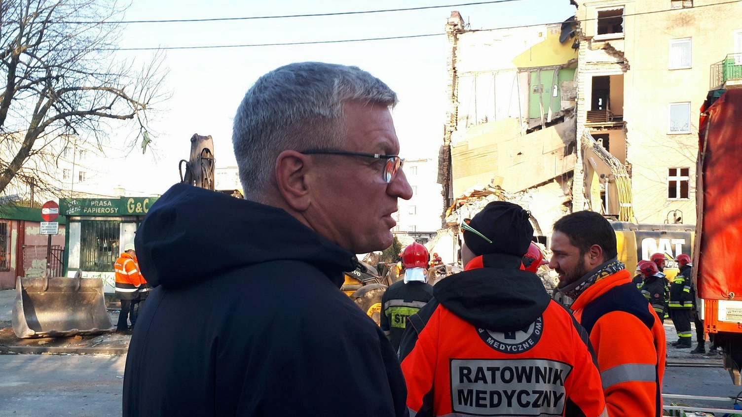 Wybuch w kamienicy na Dębcu