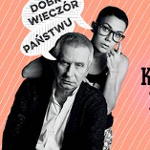 Na banerze zdjęcie duetu grającego w spektaklu.