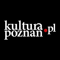 Na czarnym tle niały napis kultura.poznan.pl