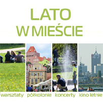 Zdjęcia z Poznania + napis Lato w Mieście