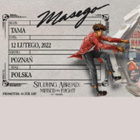 Concert poster with photo of Masego and information about the event.