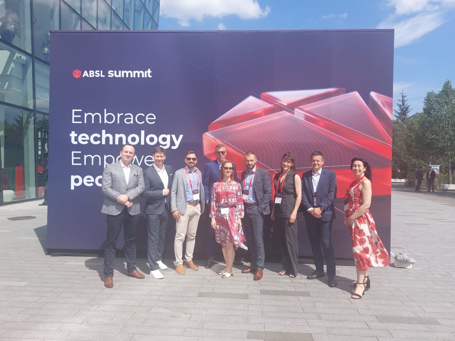 Representatives of the city of Poznan at the ABSL Poland Summit gala