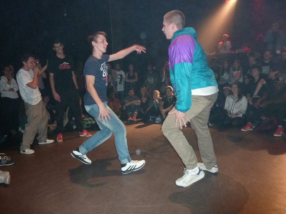 Performances of hip hop dancers from Poznań