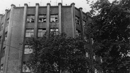 Le bâtiment de la Sécurité Sociale