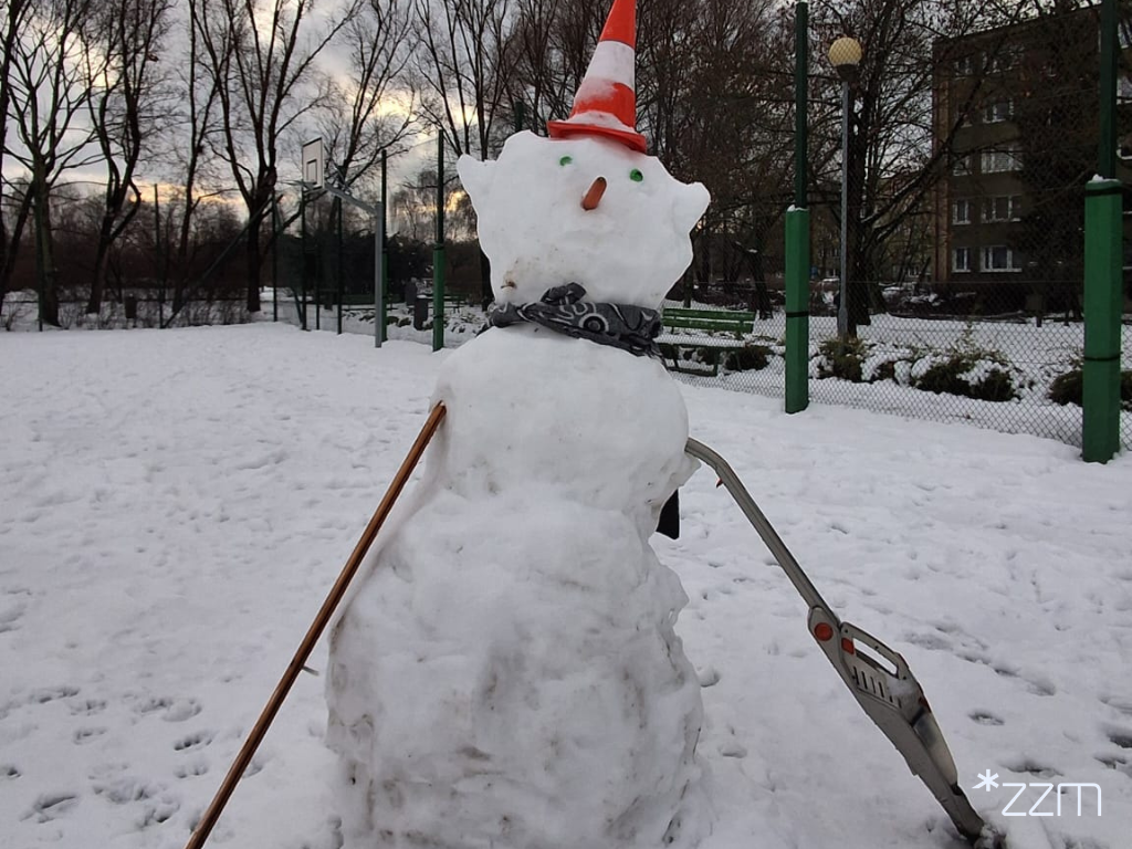 Bałwan w Parku Czarneckiego