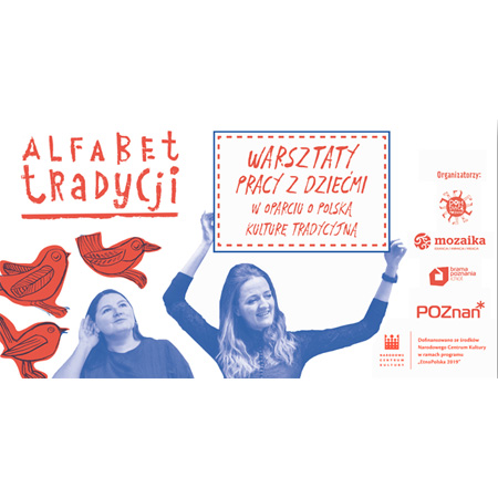 Baner: dwie usmiecniete kobiety, obok 3 ptaki.