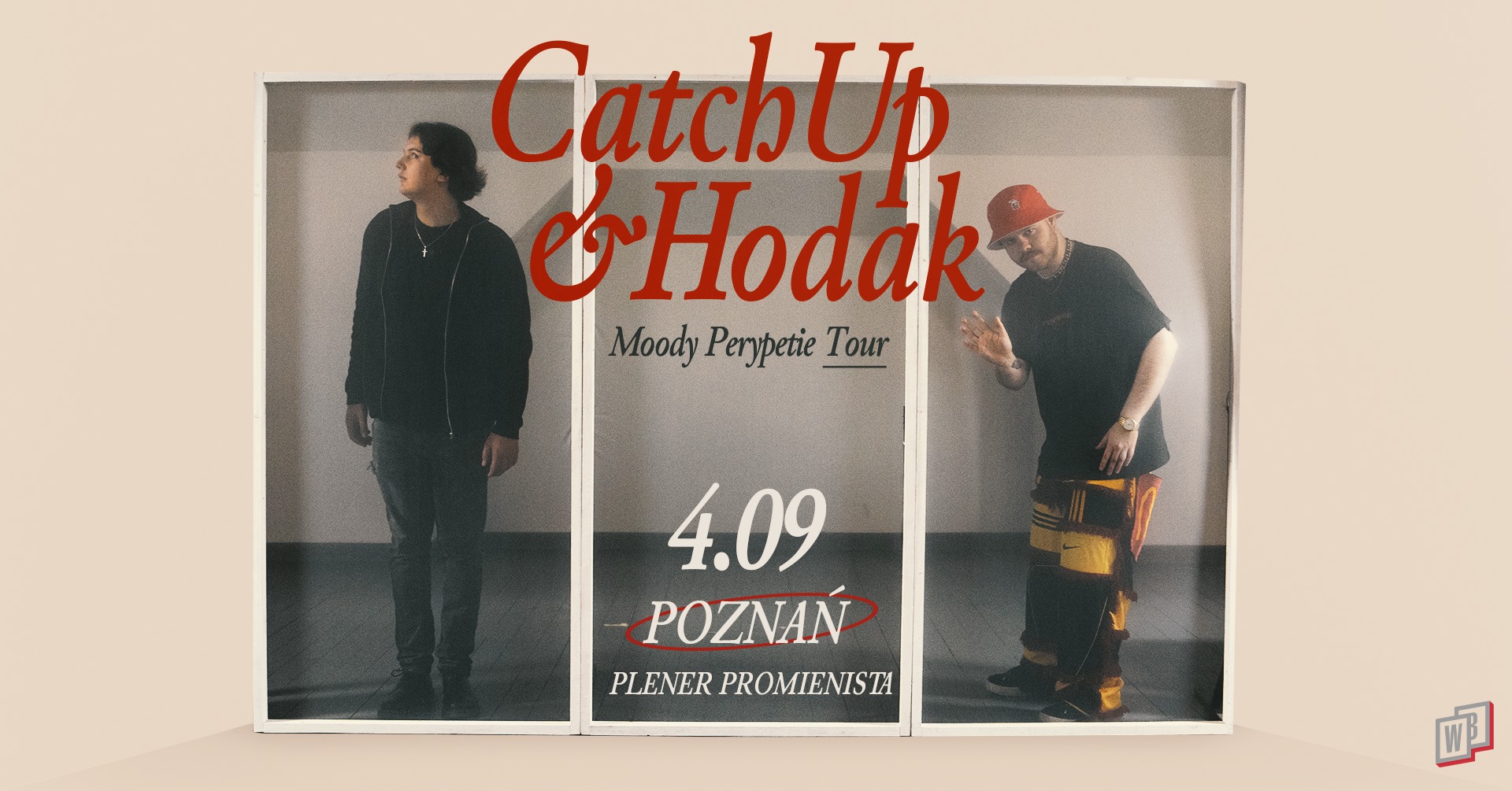 Zdjęcie artysty i tytuł wydarzenia.